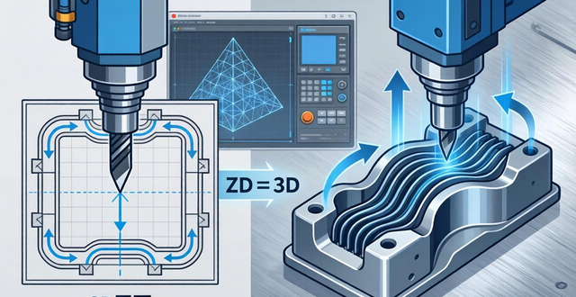 图片[3]-2D与3D刀具路径在数控加工中的深入解析-大连富泓机械有限公司