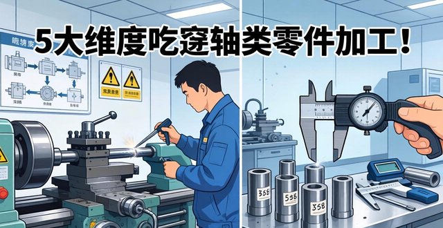 轴类零件加工工艺_大型零件加工终极指南_轴类零件加工技术要点