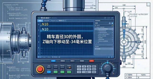 数控车手工编程技巧_CNC铣削手动编程实例_数控车编程实例分析