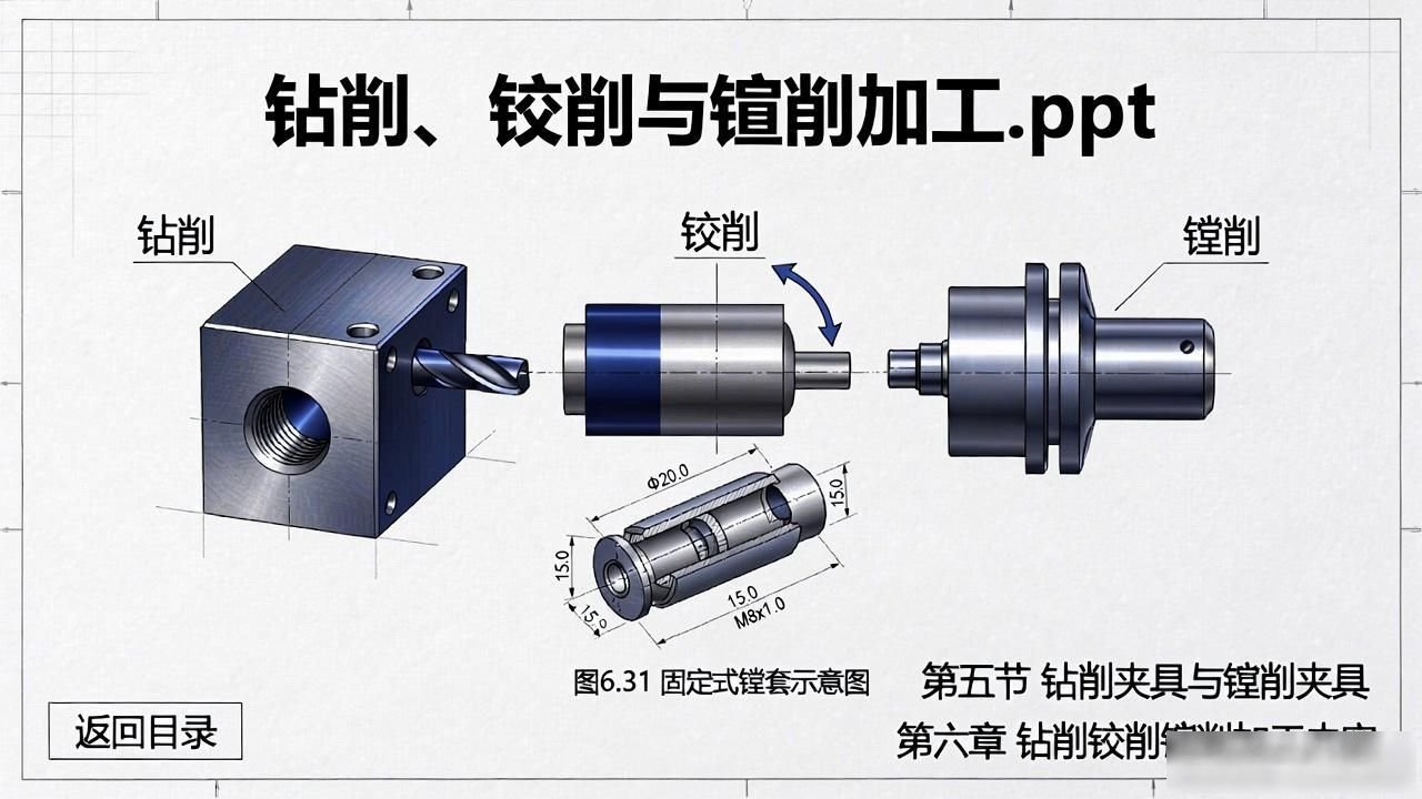 钻削、铰削与镗削加工.ppt-大连富泓机械有限公司