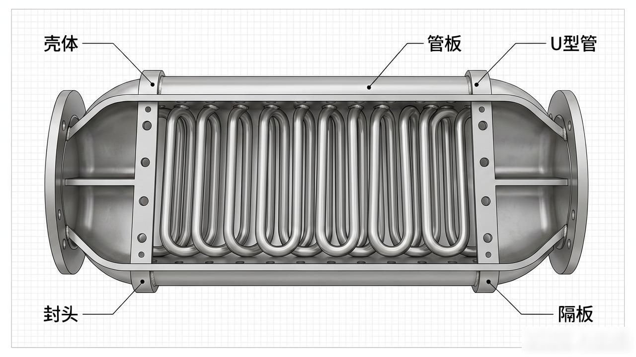 换热器管板与列管的密封焊铆焊_换热器类型_管壳式换热器结构