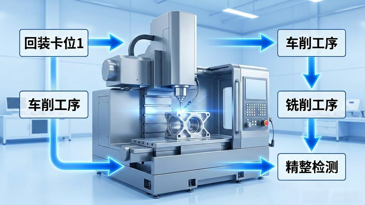 > CNC车铣复合加工是进步产业的加工技术-大连富泓机械有限公司