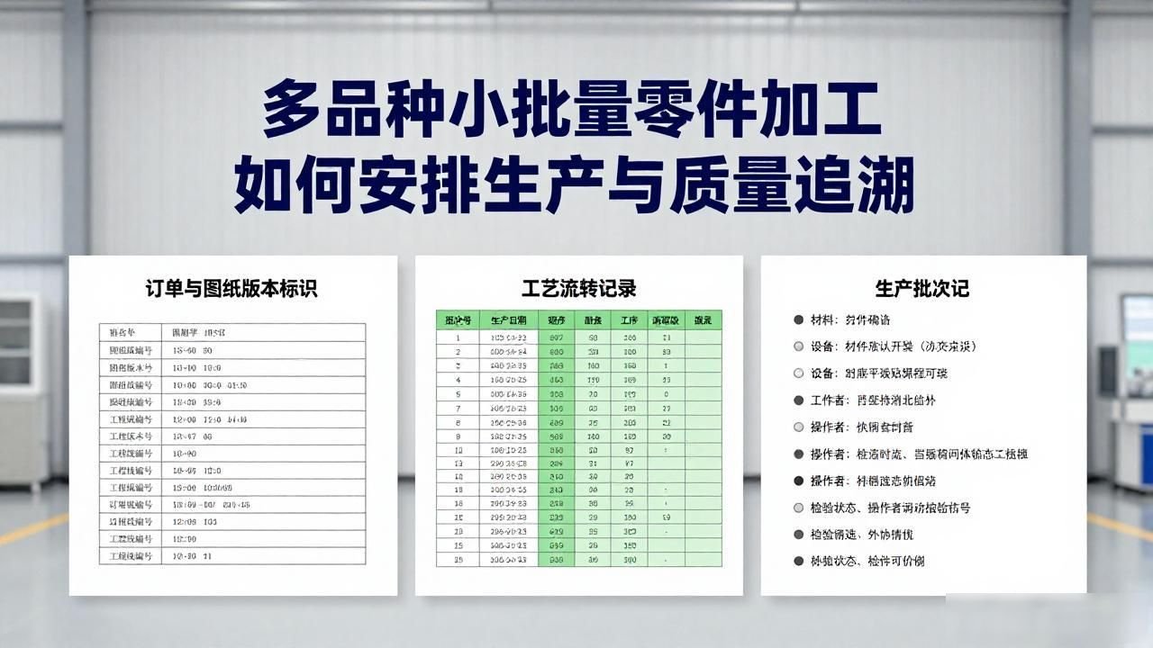 小批量零件加工工艺优化_定制零件加工如何沟通需求_多品种小批量零件加工管理