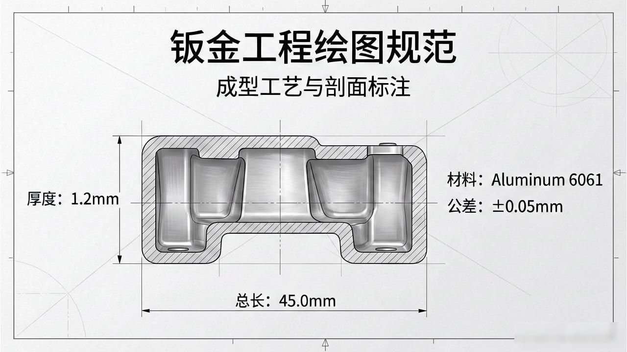 钣金工程图绘制详细规范-大连富泓机械有限公司