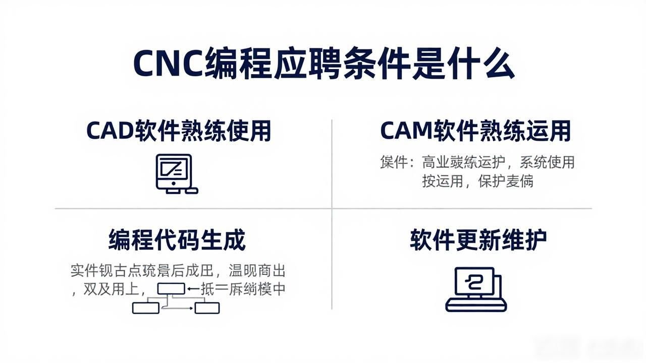 CNC编程应聘条件_CNC加工厂人员配置要求_专业知识掌握CNC编程