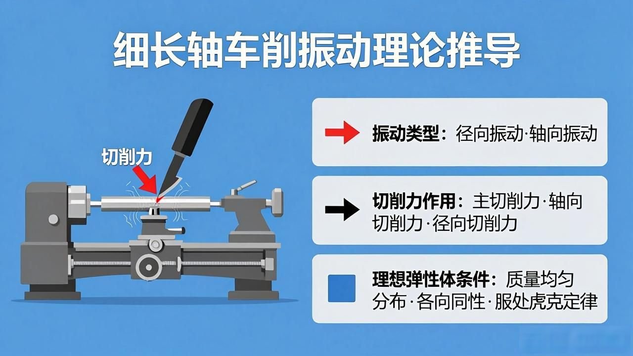 CNC车削长轴类零件防变形_细长轴振动理论分析_变径超细长轴车削加工