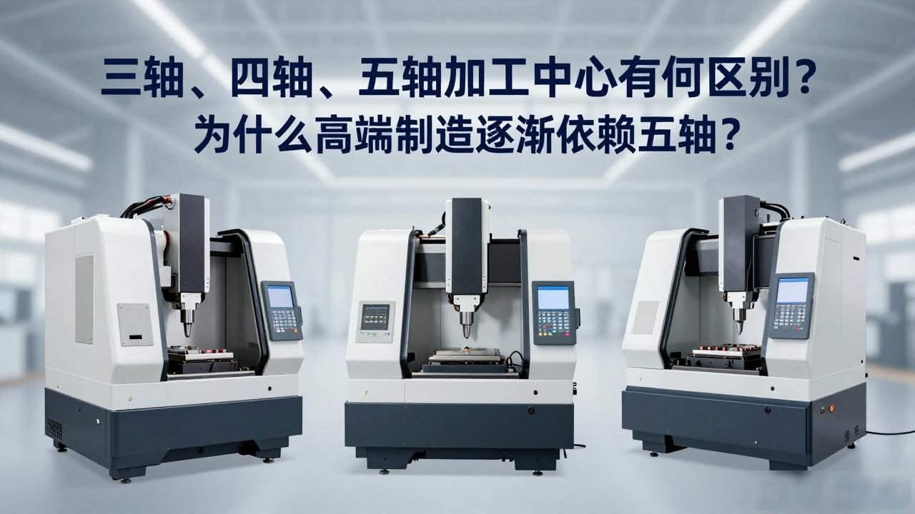 五轴加工中心应用领域_CNC铣削四轴与五轴应用_机械加工三轴四轴五轴区别