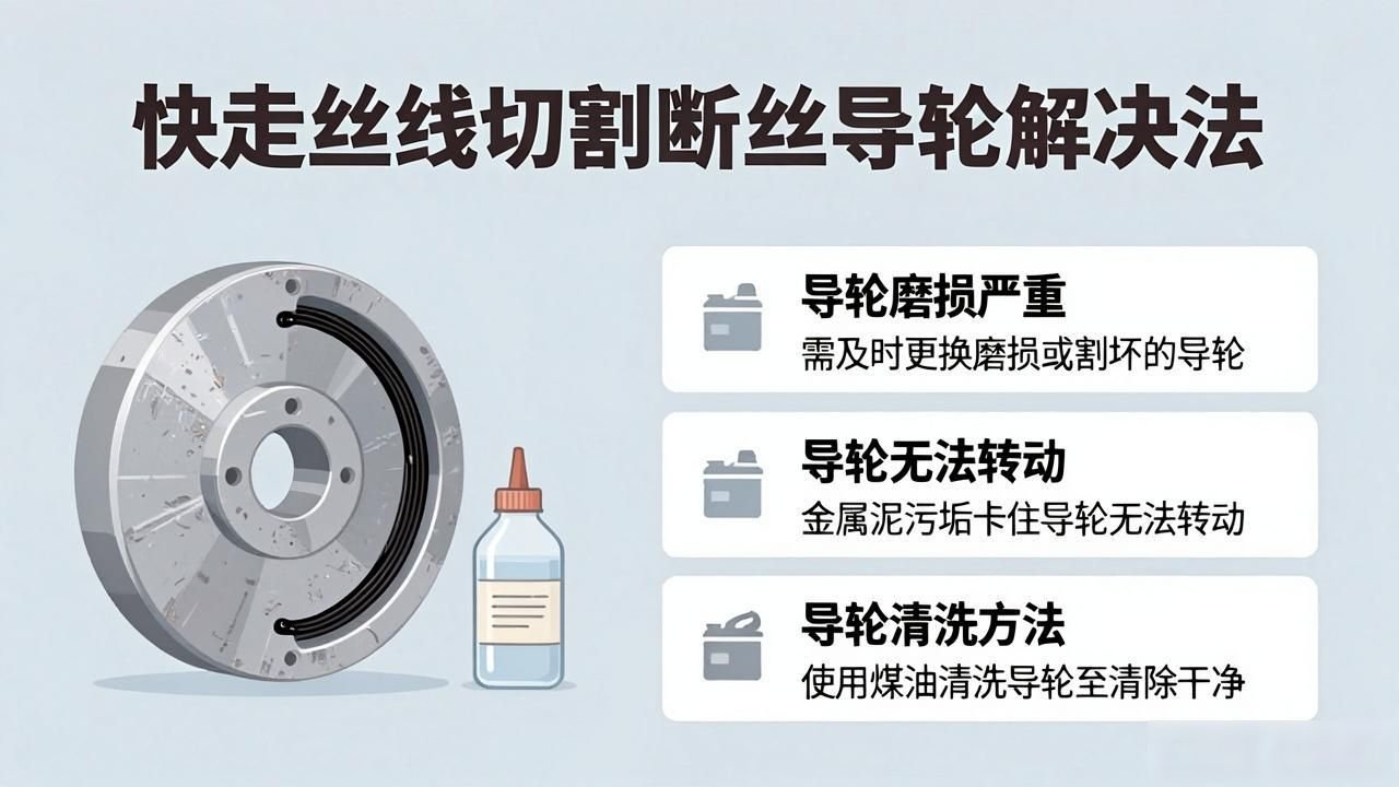 快走丝线切割加工断丝原因解决方法_线切割加工断丝原因分析_电火花线切割电极丝断丝处理技巧