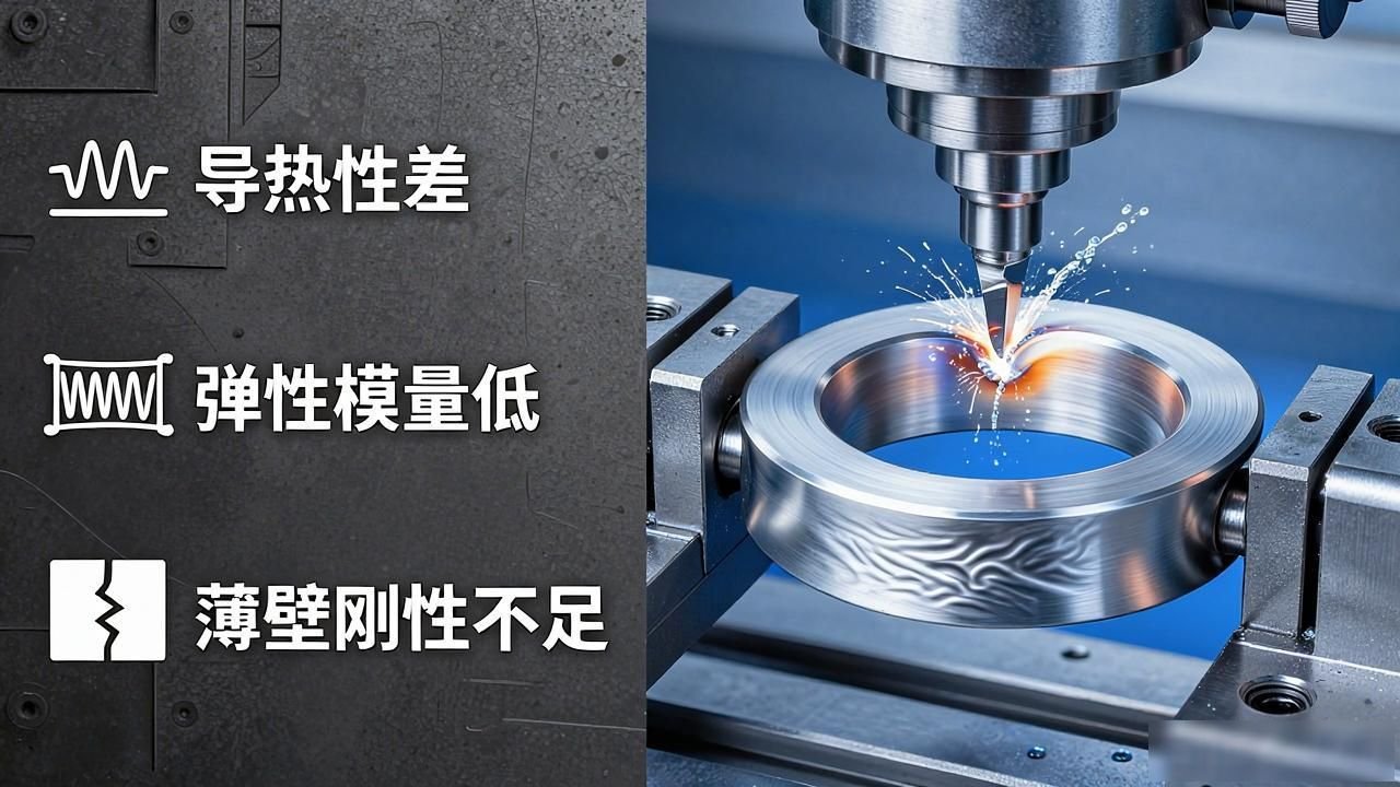 钛合金加工切削参数优化_四维防控工艺方案_钛合金薄壁件加工变形防控