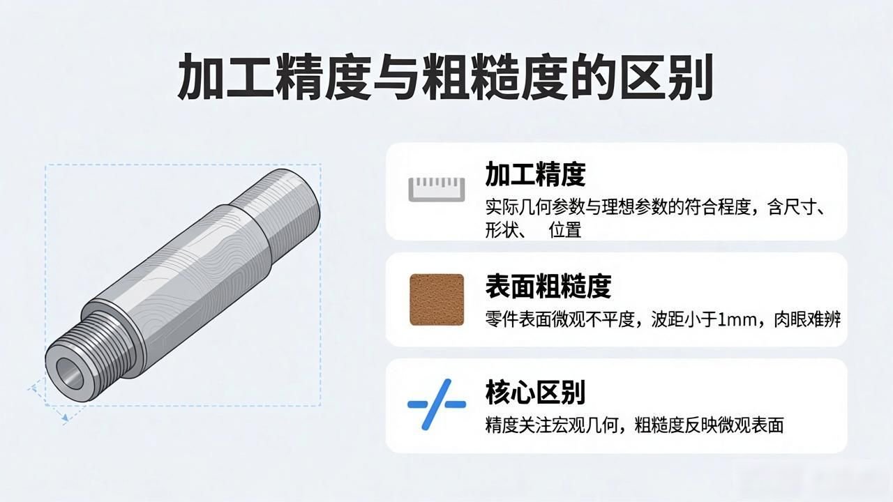 加工精度和粗糙度的区别.doc-大连富泓机械有限公司
