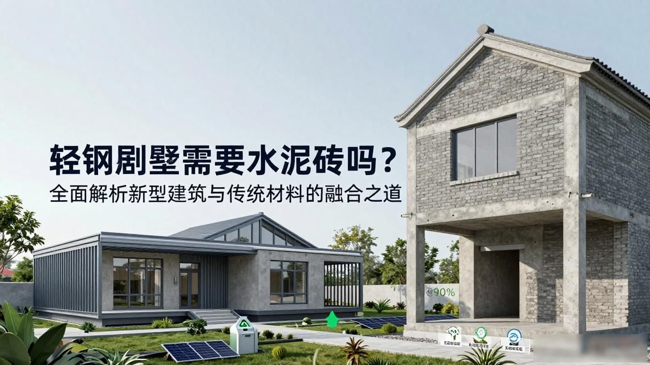 轻钢别墅龙骨体系冷弯薄壁型钢铆焊_轻钢别墅是否需要水泥砖_轻钢别墅与传统砖混结构差异