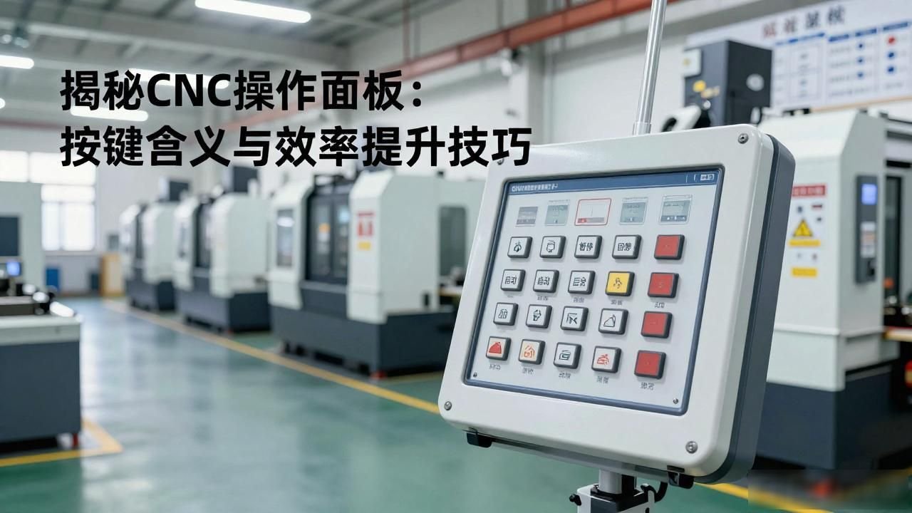 CNC操作面板按键功能详解_CNC铣削加工中心操作面板_CNC操作员面板使用技巧