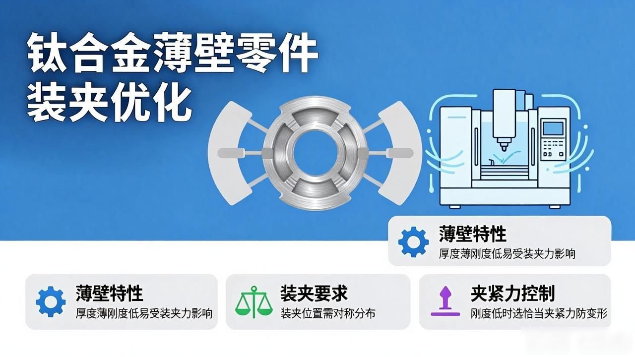 钛合金高精度薄壁零件加工工艺_钛合金加工_钛合金薄壁零件变形控制