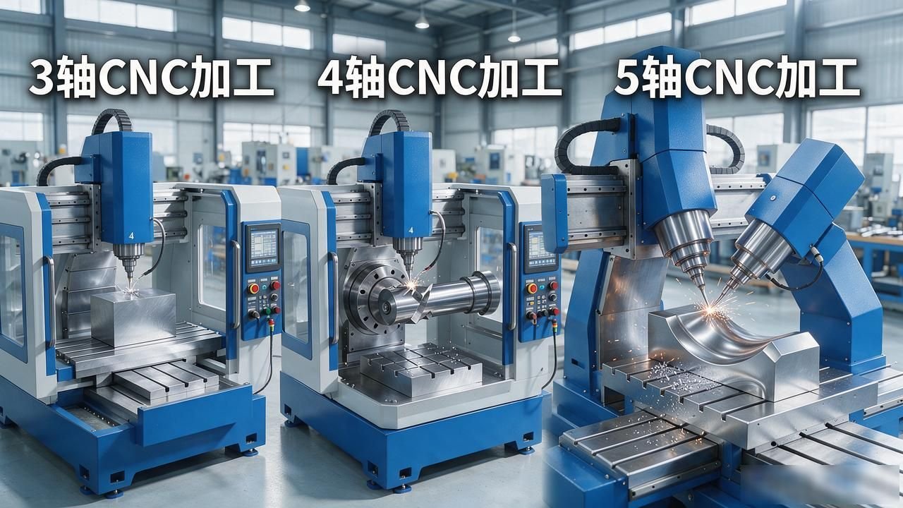 多轴CNC加工_四轴五轴加工类型_什么是五轴CNC加工