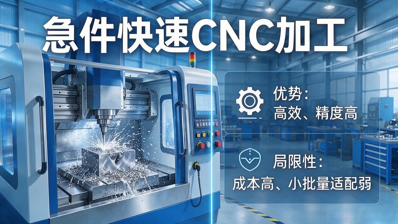 急件快速CNC加工服务_CNC加工紧急订单处理流程_CNC加工工艺流程详解