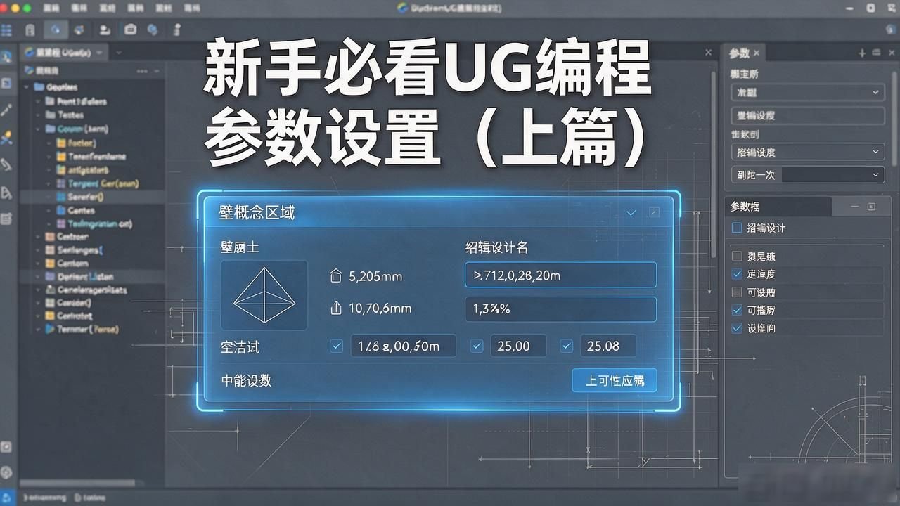 新手必看UG编程参数设置（上篇）-大连富泓机械有限公司