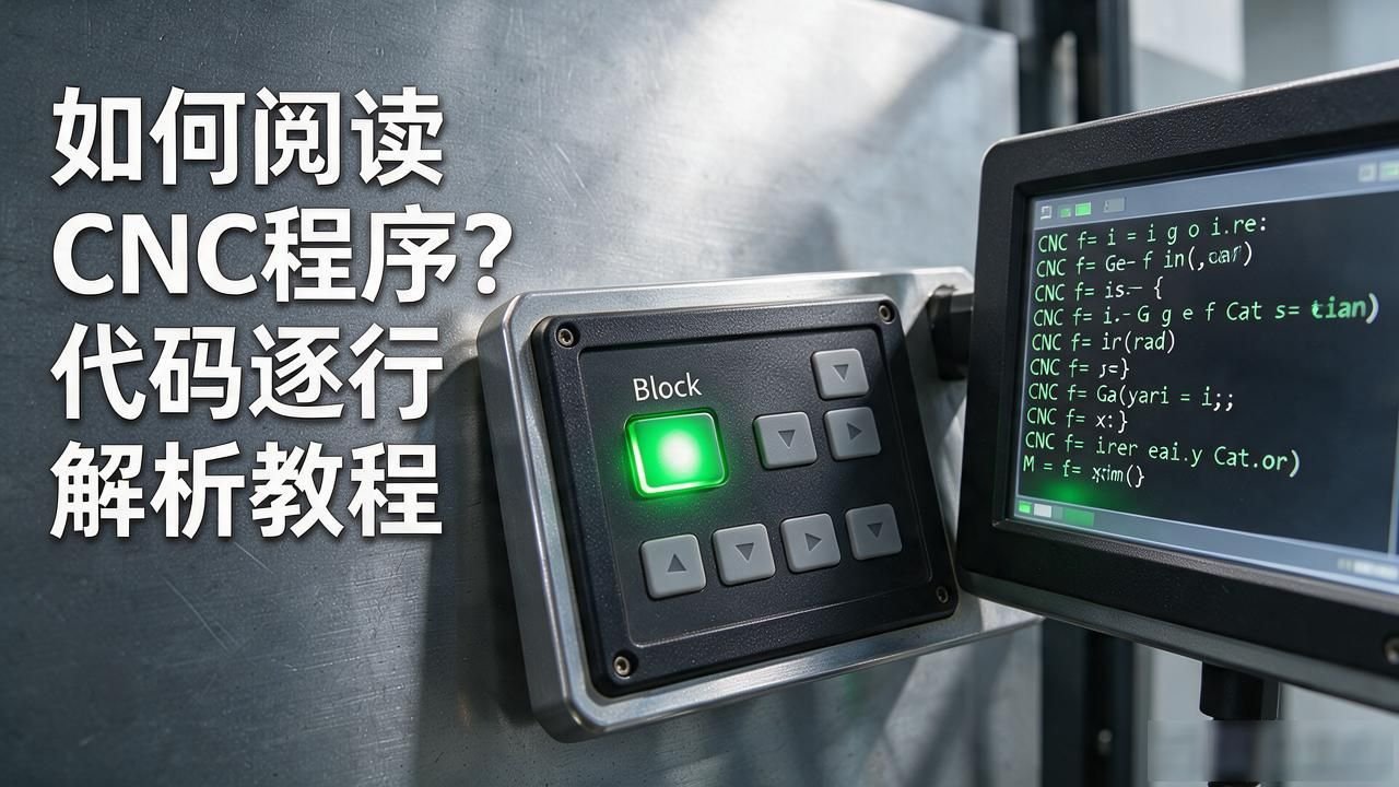 CNC程序阅读技巧与调试方法_CNC铣削编程G代码详解_CNC程序G代码M代码解析