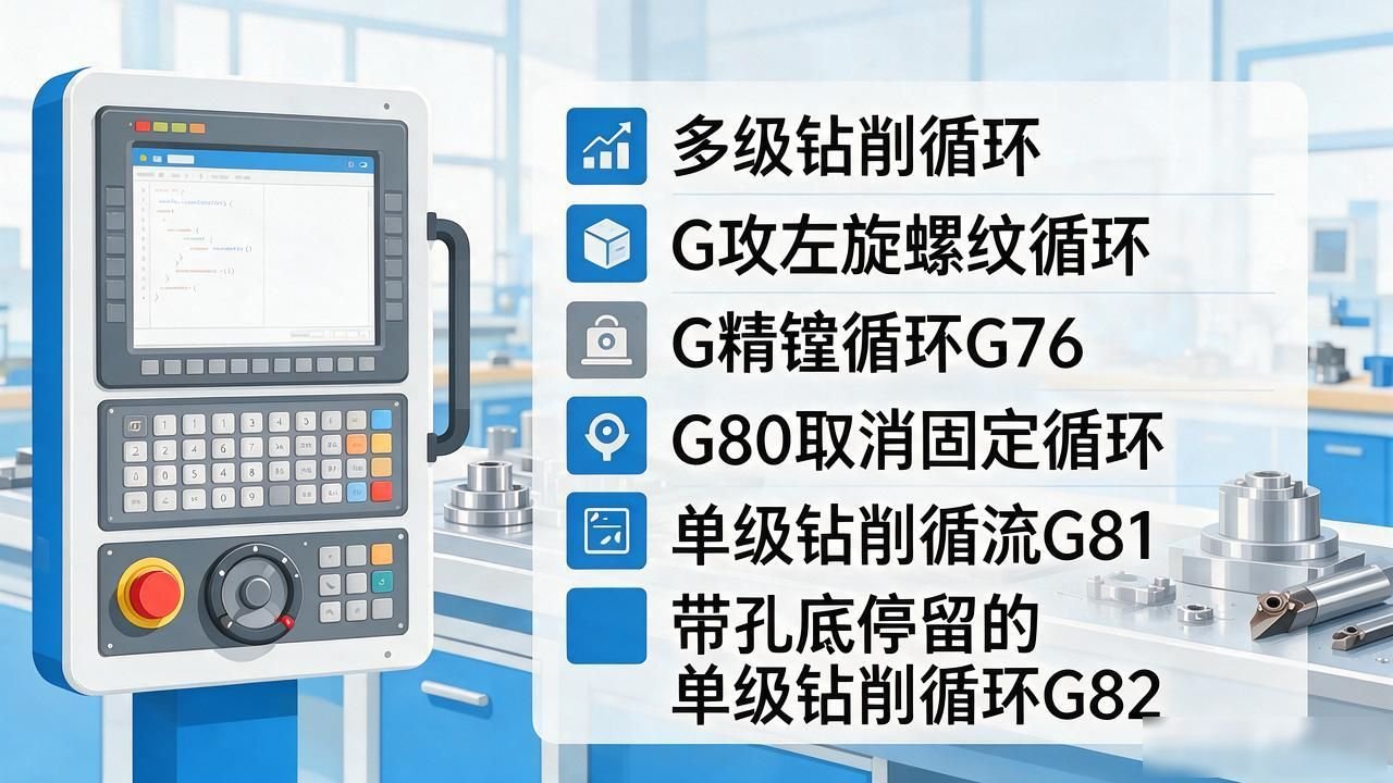 CNC铣削编程G代码详解_CNC加工程序字母含义_G代码解释