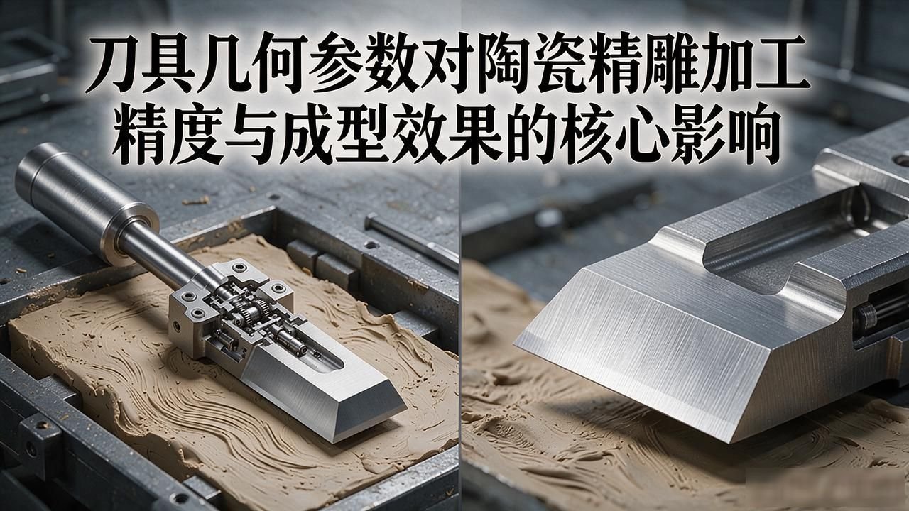 陶瓷加工刀具前角后角刃口圆弧半径_CNC车削刀具几何角度选择_陶瓷精雕刀具几何参数